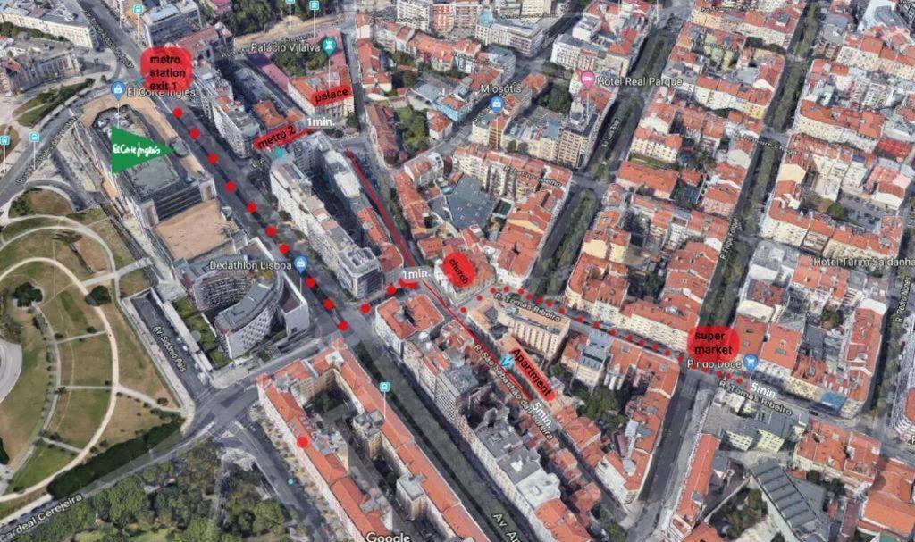 Romantic Apartment El Corte Ingles 2 Lissabon Exterior foto